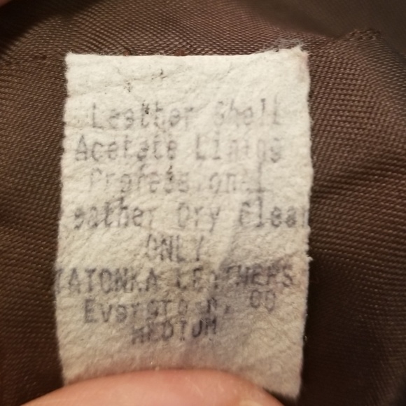 Tatonka Fine Leather Fur Collar Beaded Jacket fits M/L - Picture 8 of 8